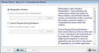 Secure Desktop Window Wizard Step 1
